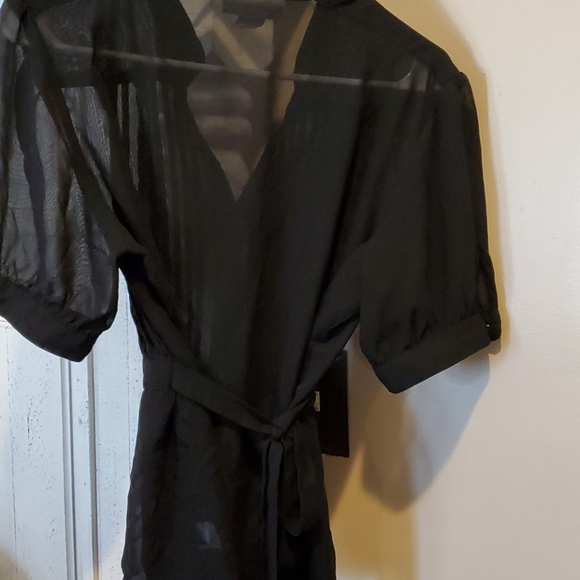 Chadwicks sheer black blouse - Picture 3 of 4